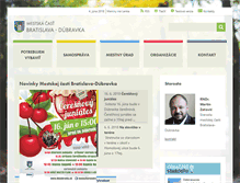 Tablet Screenshot of dubravka.sk